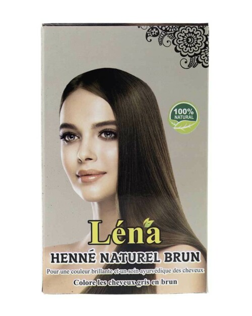 Braunes natürliches Henna - Hennax - Henna-Haarpflegefarbe